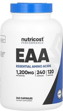 Nutricost, Performance, EAA, 240 Kapseln