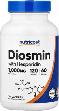 Nutricost, Diosmin With Hesperidin, Diosmin mit Hesperidin, 120 Kapseln