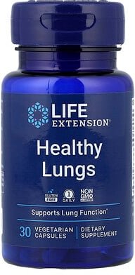 Thumbnail - Life Extension, Healthy Lungs, für gesunde Lungen, 30 pflanzliche Kapseln