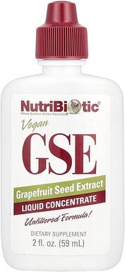 NutriBiotic, Vegan GSE Grapefruit Seed Extract, Liquid Concentrate, Grapefruit-Samenextrakt, vegan, Flüssigkonzentrat, 1...
