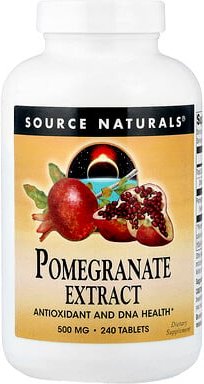 Thumbnail - Source Naturals, Pomegranate Extract, Granatapfelextrakt, 500 mg, 240 Tabletten