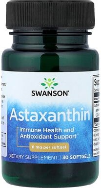 Swanson, Astaxanthin, 8 mg, 30 Weichkapseln