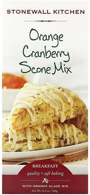 Stonewall Kitchen, Orange Cranberry Scone Mix, 366 g (12,9 oz.)