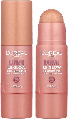 L'Oréal, Lumi, Le Glow Highlighter Stick, Highlighter-Stick, 640 Glowy Sparkling Rosé, 6,5 g (0,22 oz.)