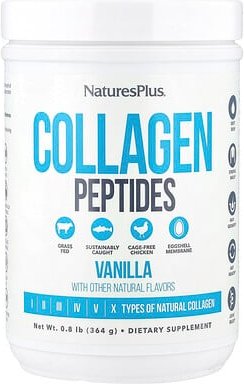 NaturesPlus, Kollagenpeptide, Vanille, 364 g (0,8 lb.)