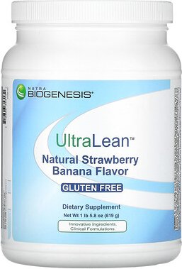 Nutra BioGenesis, UltraLean, Natural Strawberry Banana, natürlicher Erdbeer- und Bananengeschmack, 619 g (1 lb. 5,8 oz.)