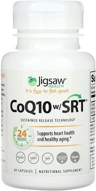 Thumbnail - Jigsaw Health, CoQ10 w/ SRT, CoQ10 mit SRT, 60 Kapseln (100 mg pro Kapsel)