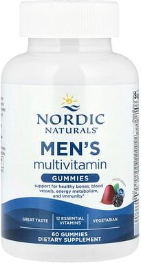Nordic Naturals, Multivitamin-Fruchtgummis für Männer, Mixed Berry, 60 Fruchtgummis