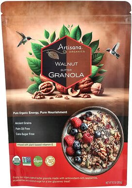 Artisana, Organics, Walnut Butter Granola, Knuspermüsli mit Walnussbutter, 283 g (10 oz.)