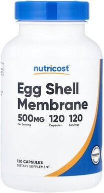 Nutricost, Egg Shell Membrane, Eierschalenmembran, 500 mg, 120 Kapseln