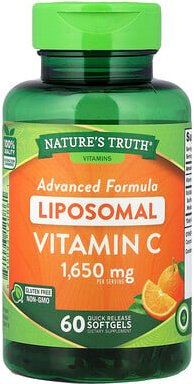 Thumbnail - Nature's Truth, Liposomal Vitamin C, Advanced Formula, liposomales Vitamin C, verbesserte Formel, 60 Weichkapseln mit sc...