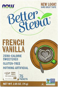 Thumbnail - NOW Foods, BetterStevia, Zero Calorie Sweetener, French Vanilla, Stevia, kalorienfreier flüssiger Süßstoff, französische...