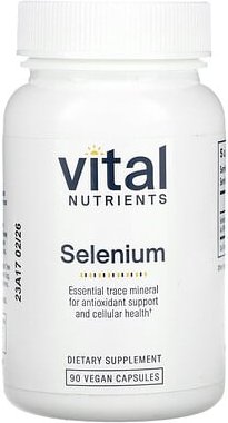 Thumbnail - Vital Nutrients, Selen, 90 vegane Kapseln (200 mcg pro Kapsel)