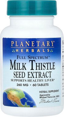 Planetary Herbals, Full Spectrum™ Mariendistelsamenextrakt, 60 Tabletten