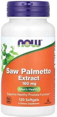 Thumbnail - NOW Foods, Saw Palmetto Extract, Sägepalmenbeerenextrakt, 160 mg, 120 Weichkapseln