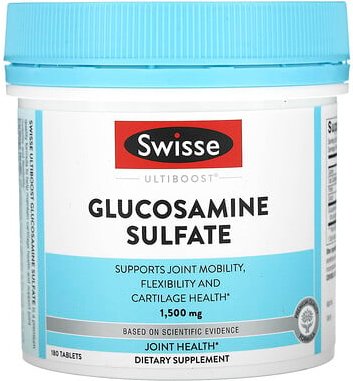 Swisse, Ultiboost, Glucosaminsulfat, 1.500 mg, 180 Tabletten