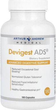 Arthur Andrew Medical, Devigest ADS®, Advanced Digestive Support, verbesserte Unterstützung der Verdauung, 180 Kapseln