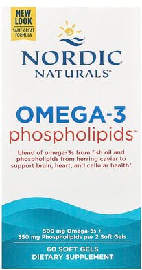 Nordic Naturals, Omega-3™ Phospholipide, 60 Weichkapseln