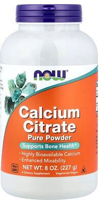 NOW Foods, Calciumcitrat, reines Pulver, 227 g (8 oz.)