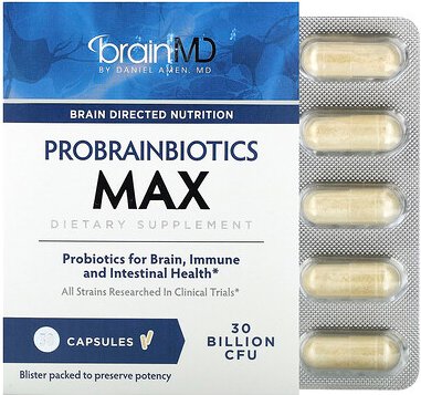 BrainMD, Probrainbiotics Max, 30 Milliarden KBE, 30 Kapseln