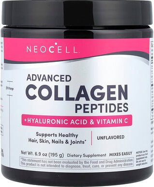 Thumbnail - NeoCell, Advanced Collagen Peptides + Hyaluronic Acid & Vitamin C, Kollagenpeptide + Hyaluronsäure und Vitamin C, geschm...