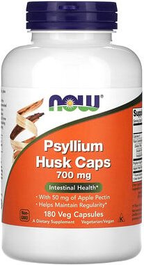 NOW Foods, Flohsamenschalen-Kapseln, 700 mg, 180 vegetarische Kapseln