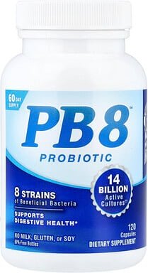 Nutrition Now, PB 8™ Probiotic, Probiotikum, 120 Kapseln (7 Mrd. KBE pro Kapsel)