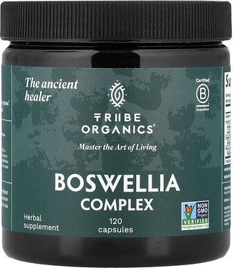 Tribe Organics, Boswellia Complex, Weihrauch-Komplex, 120 Kapseln