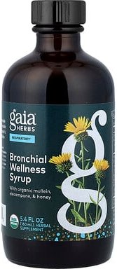 Gaia Herbs, Bronchial-Wellness-Sirup, 160 ml (5,4 fl. oz.)
