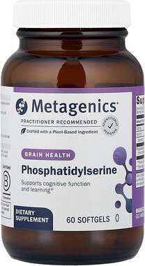 Metagenics, Phosphatidylserine, Phosphatidylserin, 60 Weichkapseln (150 mg pro Weichkapsel)