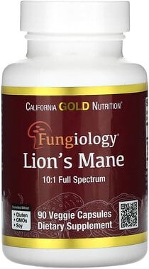 Thumbnail - California Gold Nutrition, Organic Lion‘s Mane, Bio-Löwenmähne, 90 planzliche Kapseln