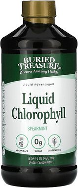 Buried Treasure, Flüssiges Chlorophyll, Grüne Minze, 480 ml (16,23 fl. oz.)