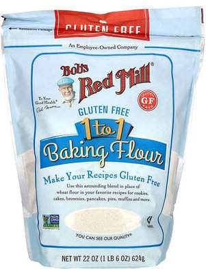 Bob's Red Mill, 1 to 1 Baking Flour, 1-zu-1-Backmehl, glutenfrei, 624 g (22 oz.)