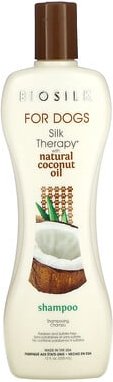 Biosilk, Silky Therapy mit natürlichem Kokosnussöl-Shampoo, für Hunde, 355 ml (12 fl. oz.)