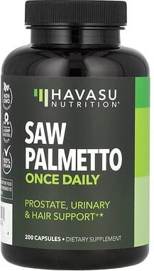 Havasu Nutrition, Saw Palmetto, Sägepalmenbeere, einmal täglich, 200 Kapseln (500 mg pro Kapsel)