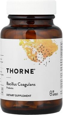 Thorne, Bacillus coagulans, Bacillus coagulans, 60 Kapseln (133 mg pro Kapsel)