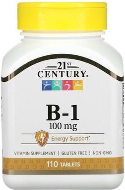 Thumbnail - 21st Century, B-1, 100 mg, 110 Tabletten
