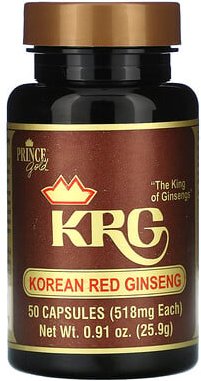 Prince of Peace, Prince Gold, Koreanischer Roter Ginseng, 518 mg, 50 Kapseln