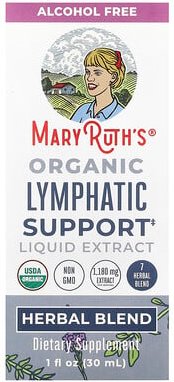 MaryRuth's, Organic Lymphatic Support Liquid Extract, flüssiger Bio-Extrakt zur Unterstützung des Lymphsystems, alkoholf...