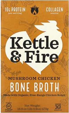 Kettle & Fire, Knochenbrühe, Pilz-Hühnchen, 479 g (16,9 oz.)