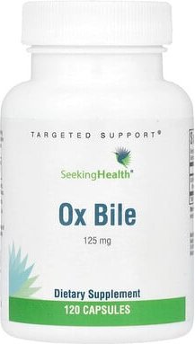 Seeking Health, Ox Bile, Ochsengalle, 125 mg, 120 Kapseln