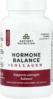 Ancient Nutrition, Hormone Balance + Collagen, Hormonhaushalt + Kollagen, 60 Kapseln