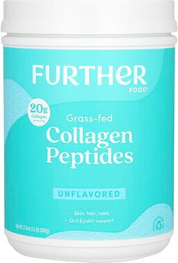 Further Food, Collagen Peptides von grasgefütterten Kühen, geschmacksneutral, 600 g (21,16 oz.)