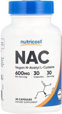 Nutricost, NAC, 600 mg, 30 Kapseln