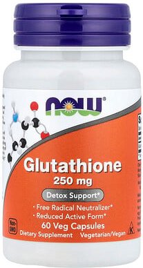 NOW Foods, Glutathion, 250 mg, 60 vegetarische Kapseln
