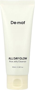 De:maf, All Day Glow, Rice Jelly Cleanser, strahlender Reis, Gelee-Reiniger, 100 ml (3,38 fl. oz.)