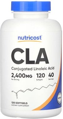 Nutricost, CLA, 120 Weichkapseln (800 mg pro Weichkapsel)