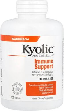 Kyolic, Aged Garlic Extract™, Formula 103, 300 Kapseln