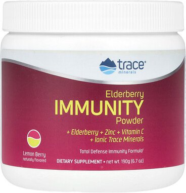 Trace, Holunder-Immunitätspulver, Zitrone-Beere, 190 g (6,7 oz.)