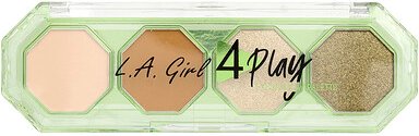 L.A. Girl, 4 Play Eyeshadow Palette, GES233 Cowgirl, Lidschatten-Palette, GES233 Cowgirl, 3,2 g (0,11 oz.)